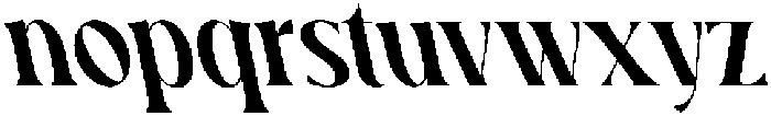 CS Brandis Reverse Italic otf (400) Font LOWERCASE