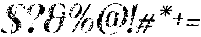CS Brandis Stamp Italic otf (400) Font OTHER CHARS