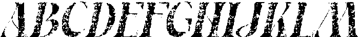 CS Brandis Stamp Italic otf (400) Font UPPERCASE