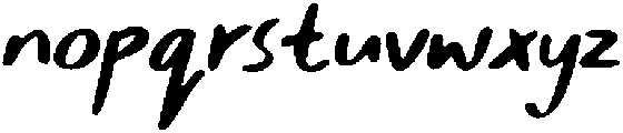CS Brawley Drawn Italic otf (400) Font LOWERCASE