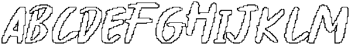 CS Brawley Pixel Outline otf (400) Font