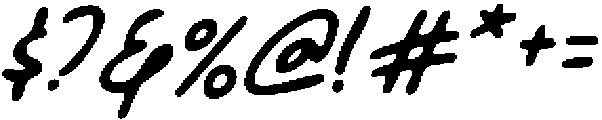 CS Breezy Drawn Italic otf (400) Font OTHER CHARS