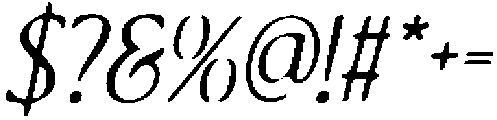 CS Brela Drawn Italic otf (400) Font OTHER CHARS
