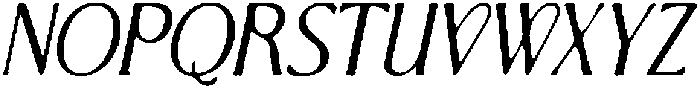 CS Brela Drawn Italic otf (400) Font UPPERCASE
