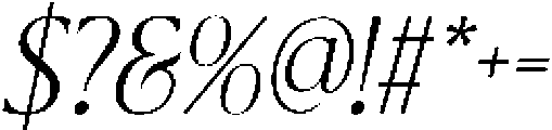 CS Brela Italic otf (400) Font OTHER CHARS
