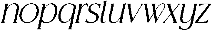 CS Brela Italic otf (400) Font LOWERCASE