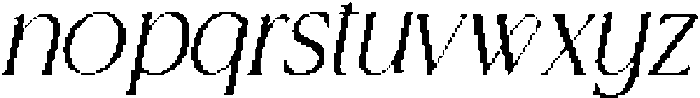 CS Brela Pixel Regular otf (400) Font LOWERCASE