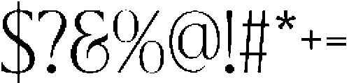 CS Brela Regular otf (400) Font OTHER CHARS