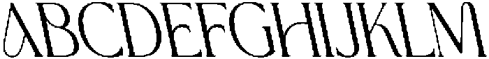 CS Brela Reverse Italic otf (400) Font UPPERCASE