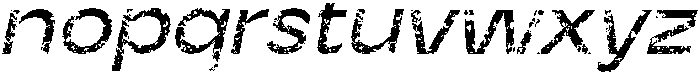 CS Brian Stamp Italic otf (400) Font LOWERCASE
