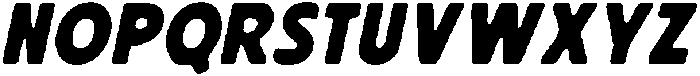 CS Bricker Drawn Italic otf (400) Font UPPERCASE