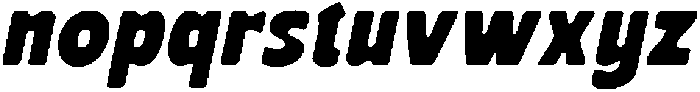 CS Bricker Drawn Italic otf (400) Font LOWERCASE