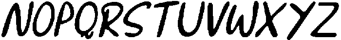 CS Brilliant Drawn Italic otf (400) Font UPPERCASE