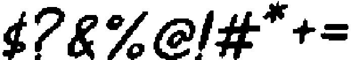 CS Brilliant Pixel Regular otf (400) Font OTHER CHARS