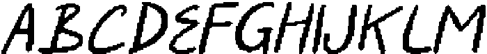 CS Brilliant Pixel Regular otf (400) Font UPPERCASE