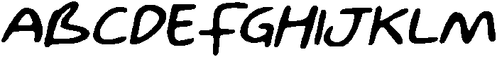 CS Brilon Drawn Italic otf (400) Font UPPERCASE