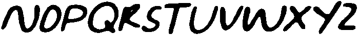 CS Brilon Drawn Italic otf (400) Font UPPERCASE