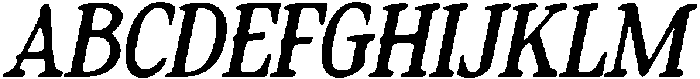 CS Brinley Drawn Italic otf (400) Font UPPERCASE