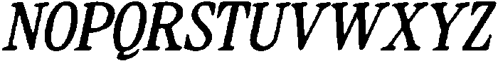 CS Brinley Drawn Italic otf (400) Font UPPERCASE