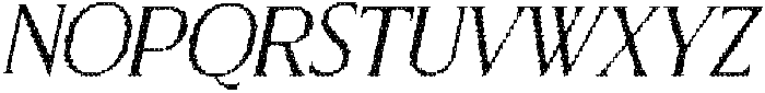 CS Briseis Disco Italic otf (400) Font UPPERCASE