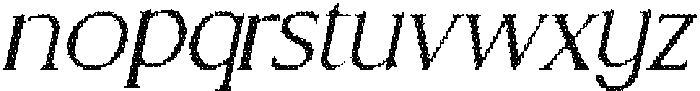 CS Briseis Disco Italic otf (400) Font LOWERCASE