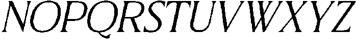 CS Briseis Italic otf (400) Font UPPERCASE