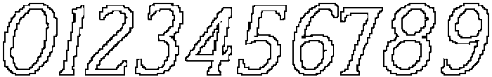 CS Briseis Pixel Outline otf (400) Font OTHER CHARS