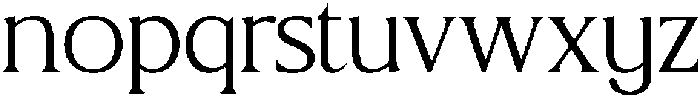 CS Briseis Regular otf (400) Font LOWERCASE