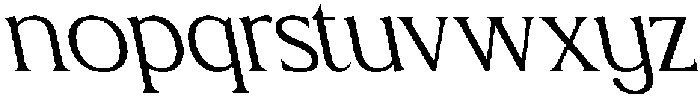 CS Briseis Reverse Italic otf (400) Font LOWERCASE