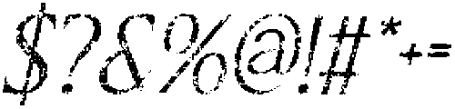 CS Briseis Stamp Italic otf (400) Font OTHER CHARS