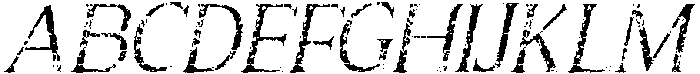 CS Briseis Stamp Italic otf (400) Font UPPERCASE