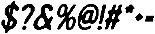 CS Britney Drawn Italic otf (400) Font OTHER CHARS