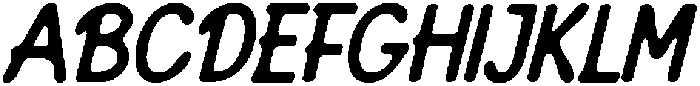 CS Britney Drawn Italic otf (400) Font UPPERCASE