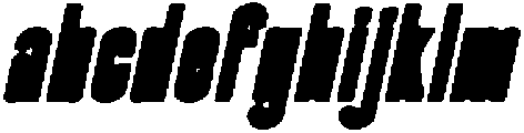 CS Brixton Drawn Italic otf (400) Font LOWERCASE
