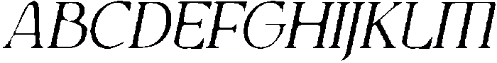 CS Brody Drawn Italic otf (400) Font UPPERCASE