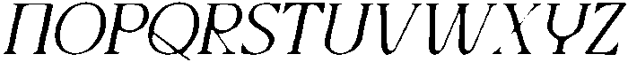 CS Brody Drawn Italic otf (400) Font UPPERCASE
