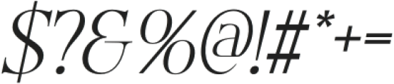 CS Brody Italic otf (400) Font OTHER CHARS