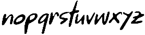 CS Brooklyn Drawn Italic otf (400) Font LOWERCASE
