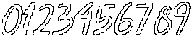 CS Brooklyn Pixel Outline otf (400) Font OTHER CHARS
