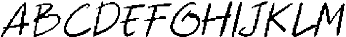 CS Brooklyn Pixel Regular otf (400) Font UPPERCASE