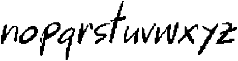 CS Brooklyn Pixel Regular otf (400) Font LOWERCASE
