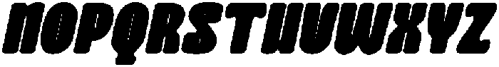 CS Bruce Drawn Italic otf (400) Font UPPERCASE