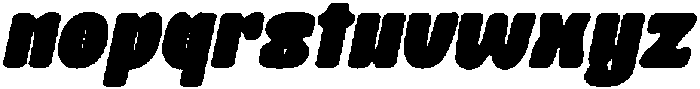CS Bruce Drawn Italic otf (400) Font LOWERCASE