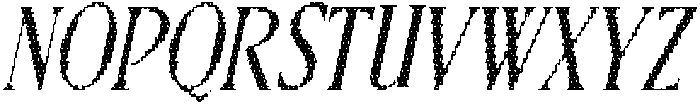 CS Bruna Disco Italic otf (400) Font UPPERCASE