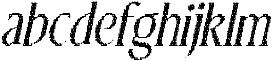 CS Bruna Disco Italic otf (400) Font LOWERCASE