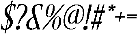 CS Bruna Italic otf (400) Font OTHER CHARS