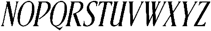 CS Bruna Italic otf (400) Font UPPERCASE
