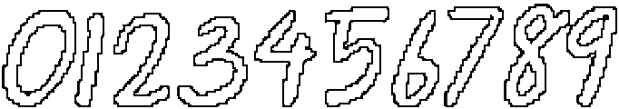 CS Buckle Pixel Outline otf (400) Font OTHER CHARS