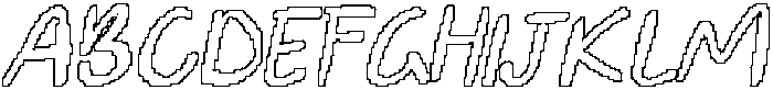 CS Buckle Pixel Outline otf (400) Font