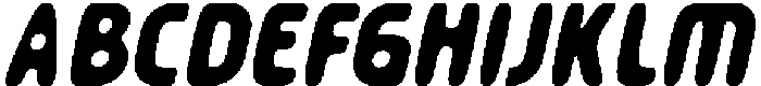 CS Bugle Drawn Italic otf (400) Font UPPERCASE
